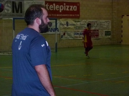 Quique Soto, entrenador del Manzanares FS