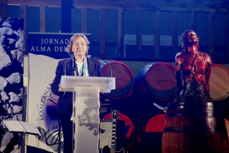 La Consejera de Agricultura, durante la clausura de las jornadas