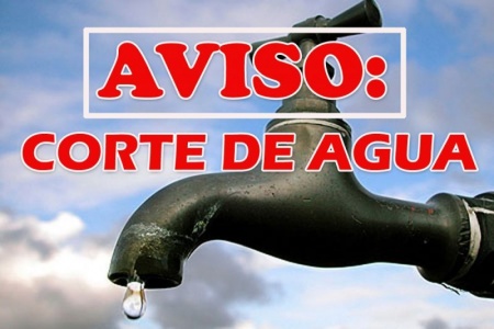 Aviso de corte de agua