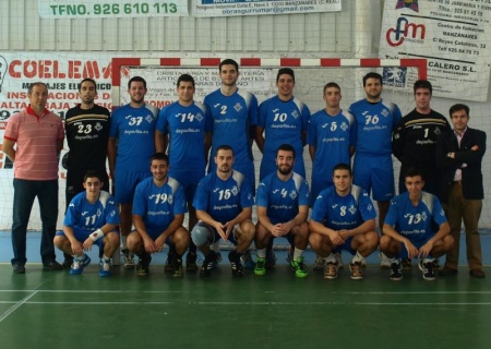 Plantilla senior masculina del BM Manzanares