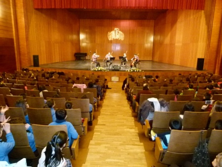 Actuación del Cuarteto Orfeo en el Gran Teatro