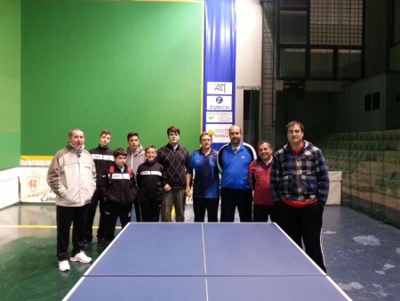 Equipo del Club de Tenis de Mesa de Manzanares