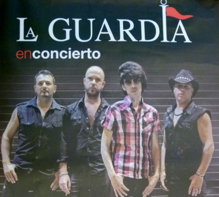 Cartel anunciador del concierto de "La Guardia"