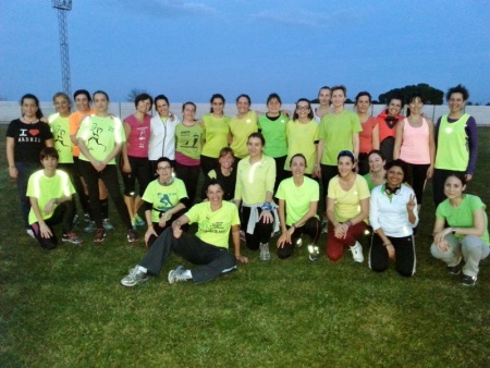 Grupo de participantes tras uno de los entrenamientos