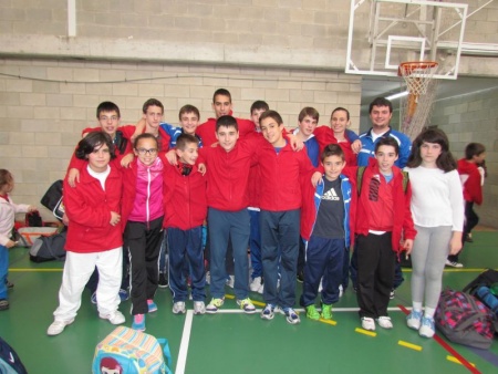 Miembros de la Escuela de Judo que compitieron en Albacete