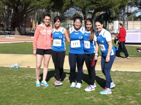 Componentes de la delegación de la Escuela de Atletismo de Manzanares en Ciudad Real