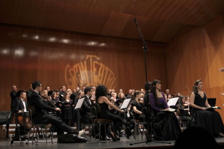 Imagen de la actuación en el Gran Teatro