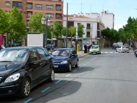 Aspecto de la calle Toledo a media mañana del 22 de abril de 2014