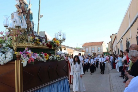 La banda "Julián Sánchez-Maroto" acompañó a la Divina Pastora en su procesión