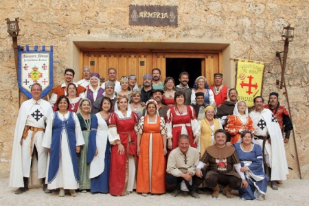 Participantes manzanareños en Belmonte. Foto: Carlos Caba