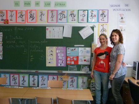 Pilar León e Inmaculada Díaz, dos de las profesionales del Aula TEA de Manzanares