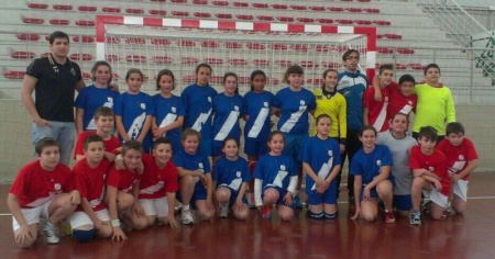 Equipos alevines de la Escuela de Balonmano