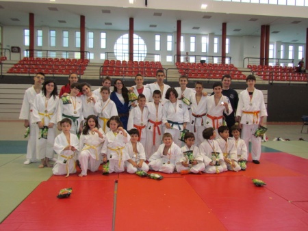 Componentes de la Escuela Municipal de Judo de Manzanares en el XX Trofeo "José Cañizares" de Puertollano