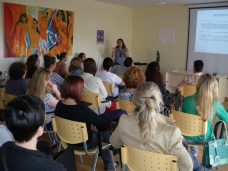 Imagen de la charla impartida por Marisol Camuñas