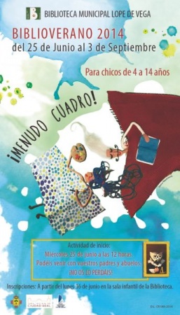 Cartel de Biblioverano 2014