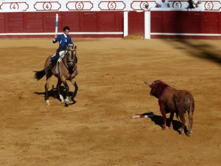 Juan Manuel Munera durante su actuación en Manzanares