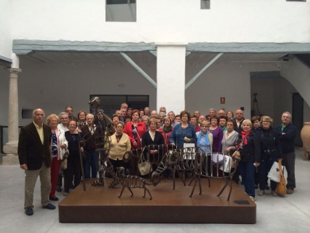 Visita de un grupo de Béjar (Salamanca)