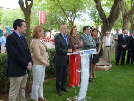 El alcalde de Manzanares durante su intervención