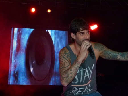 Melendi, durante su concierto en Manzanares