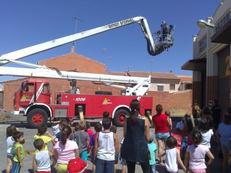 Visita al parque de bomberos