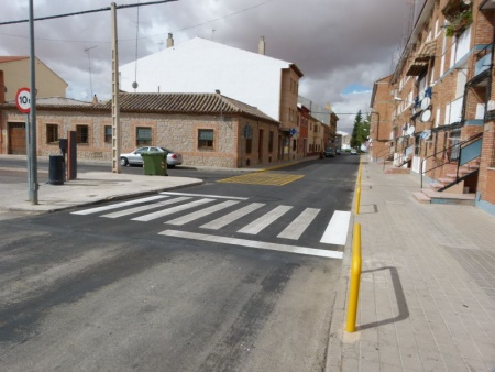 Confluencia de las calles Candelaria y Trafalgar