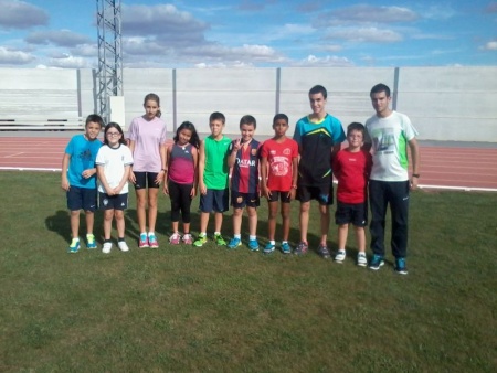 Alumnado de la Escuela de Triatlón