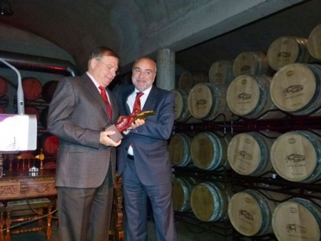 Monsalve recibe del premio "Alma del Vino" 2014