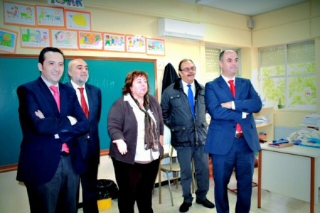 Visita a una clase de inglés en el CEIP "Tierno Galván"