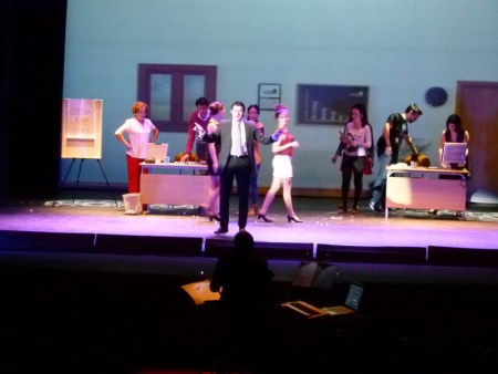 Momento del musical representado en el Gran Teatro