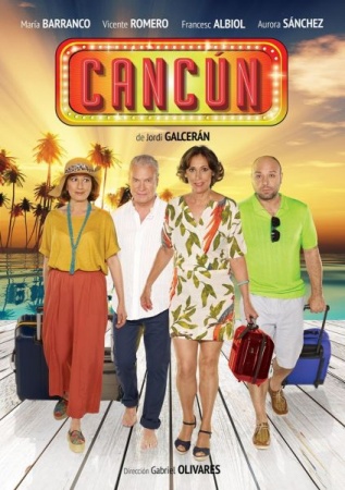 Cartel anunciador de la comedia "Cancún"