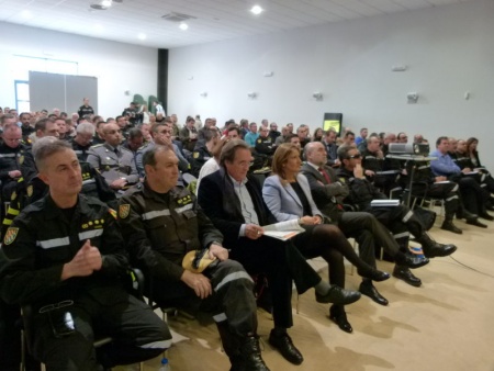 Asistentes a la reunión de coordinación celebrada en Manzanares