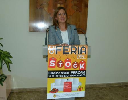 Lola Serna, concejal de Ferias Comerciales, en la presentación de la 8ª Feria del Stock