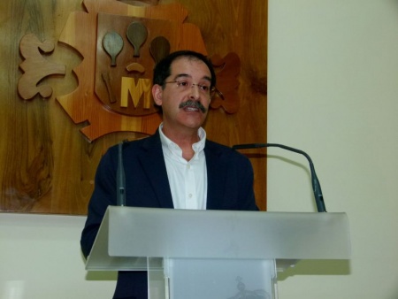 Manuel Martín-Gaitero, durante la comparecencia de prensa