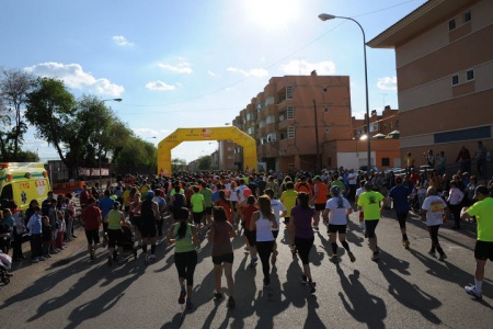 Salida de la Carrera Popular de Manzanares