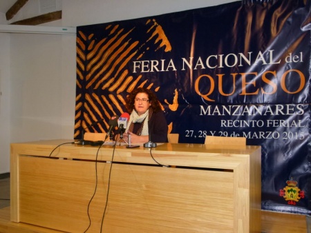 María José Aranda, en la presentación de la feria celebrada en el Museo del Queso Manchego