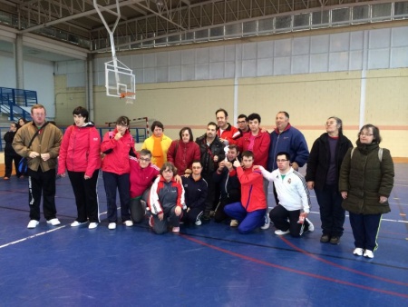 Participantes manzanareños en el encuentro deportivo