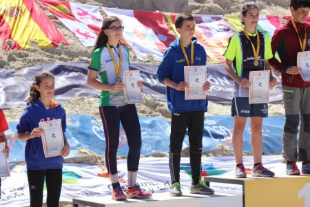 La manzanareña Marta Molina sumó dos medallas de plata en el Campeonato de España.