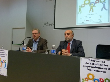 David Abolafia y Antonio López de la Manzanara en las jornadas del año pasado