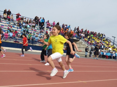 Imagen de una de las pruebas de velocidad de la primera jornada