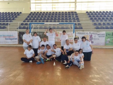 Participantes manzanareños en el encuentro de Valdepeñas