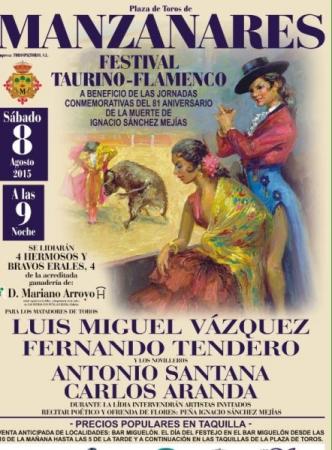 Cartel del Festival Taurino-Flamenco