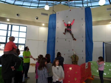 Rocódromo en la edición de 2014 de Diverinfancia