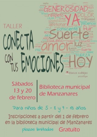 Cartel "Conecta tus emociones"