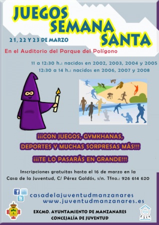 Juegos de Semana Santa en Manzanares (Concejalía de Juventud)