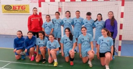 Equipo infantil femenino del BM Manzanares