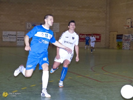 El Manzanares FS superó al Tecnoy Gran Peña. Foto: José A. Romero.