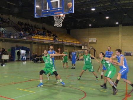 Imagen del partido ante el CEI disputado en Manzanares el pasado mes de febrero