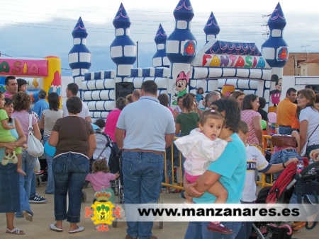 Castillos hinchables en pasadas ediciones del Día del Niño