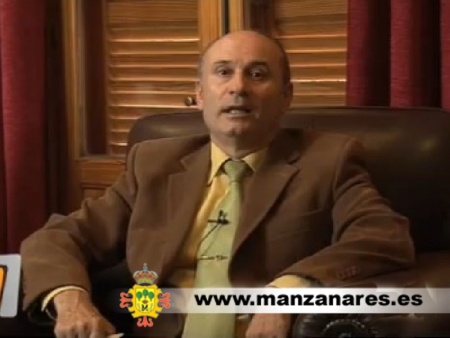 Pozas durante la entrevista para enmanzanares.es