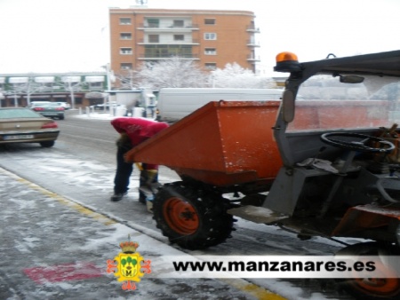 Neva en Manzanares